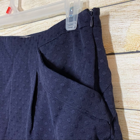 F21 Navy Skirt with Pockets - Picture 4 of 6
